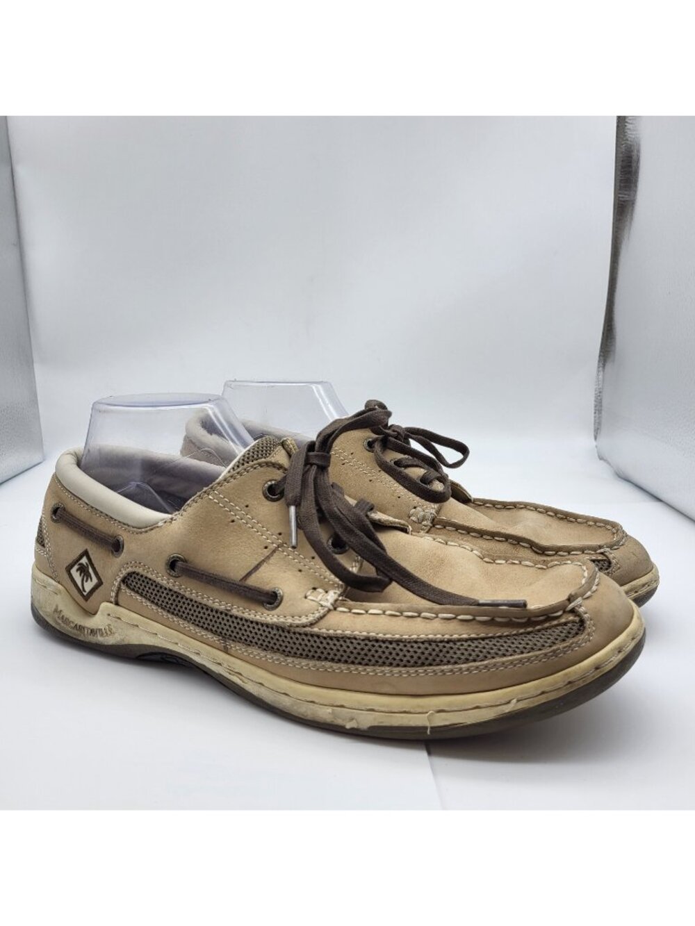 Margaritaville Men's Size 12 Diamond Head Lace Up Boat Deck Shoes